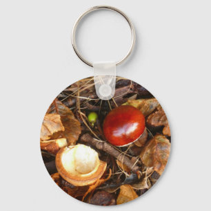 Conker and Seed Case Keychain