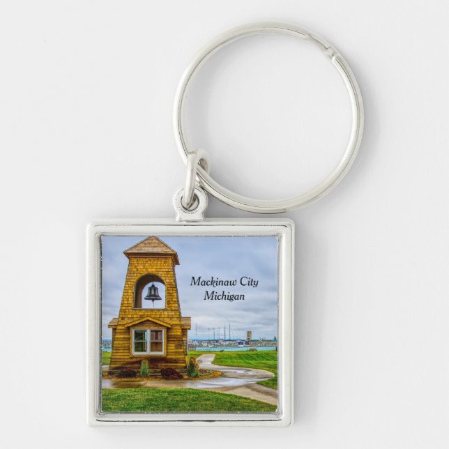 Conkling Heritage Park Mackinaw City Key Ring (Front)
