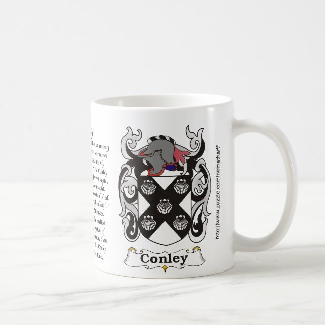 Conley Family Coat of Arms mug (Right)