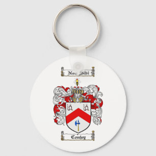 CONLEY FAMILY CREST - CONLEY COAT OF ARMS KEY RING