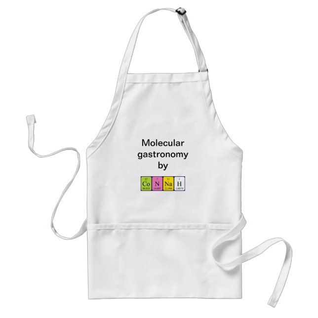 Connah periodic table name apron (Front)