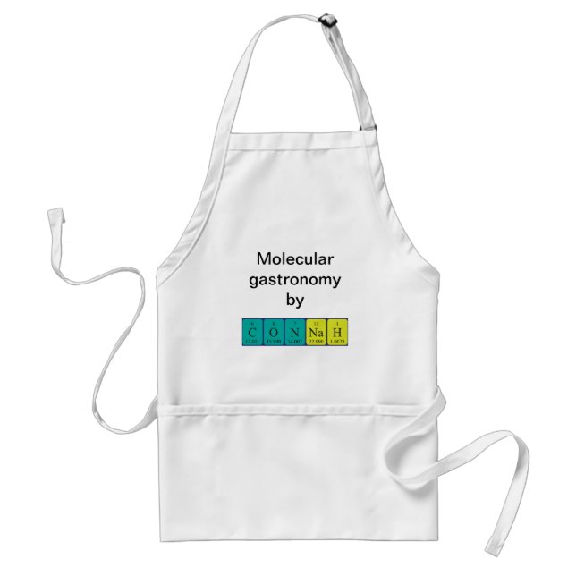 Connah periodic table name apron (Front)
