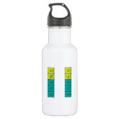 Connah periodic table name water bottle (Back)