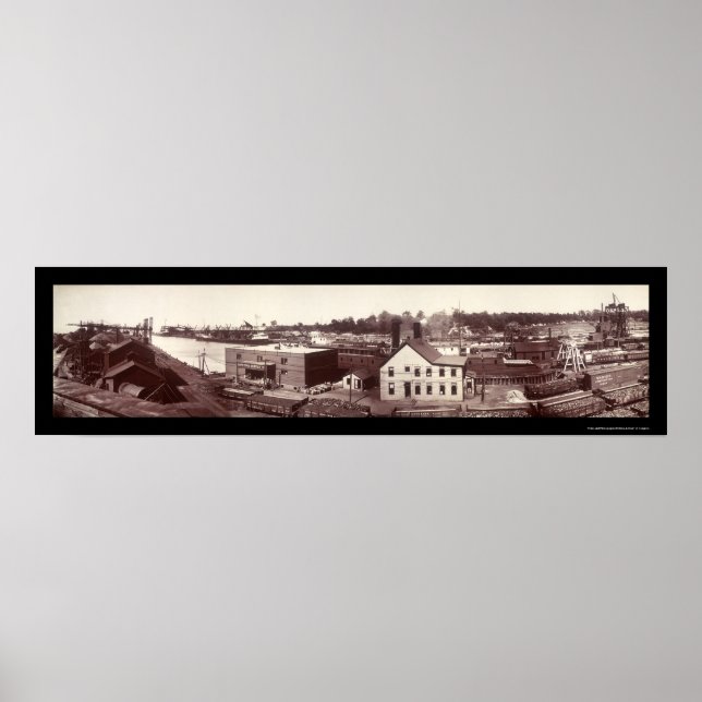 Conneaut, OH Photo 1901 Poster (Front)