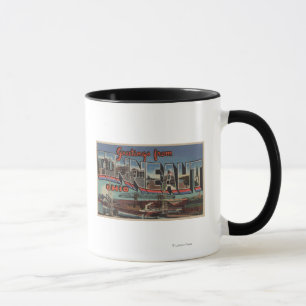 Conneaut, Ohio - Large Letter Scenes Mug