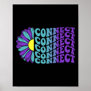 Connect Suicide Prevention Mental Health Awareness Poster