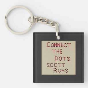 Connect The Dots Cover Art Key Ring