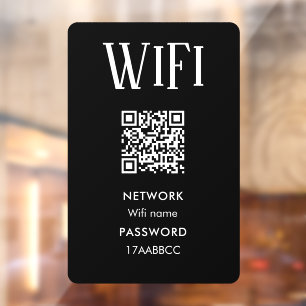 Connect To Wifi   Scan To Connect Wifi Password Window Cling