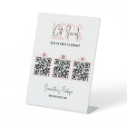 Connect With Us QR Code Social Media Pink Modern