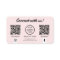 Connect with us Social Media Double QR Code Pink