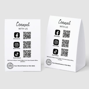 Connect with us Social Media QR code