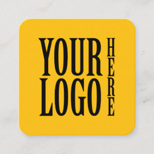 Connect with us Social Media QR Code Gold Square Business Card