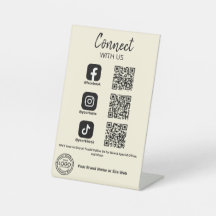 Connect with us Social Media QR code
