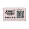 Connect with us Social Media QR Code Pink