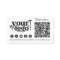 Connect with us Social Media QR Code White