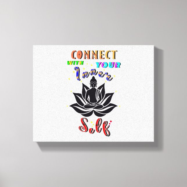 Connect With Your Inner Self Canvas Print (Front)