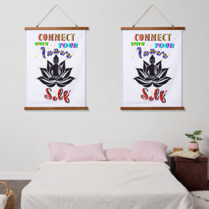 Connect With Your Inner Self Hanging Tapestry