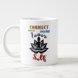 Connect With Your Inner Self Large Coffee Mug