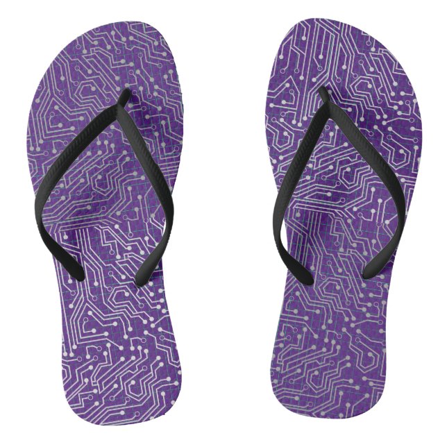Connected Circuit A.b Purple BG Flip Flops (Footbed)