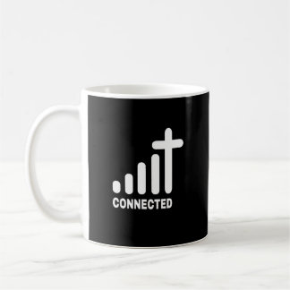 Connected - Funny Christian Jesus Christ Church Pe Coffee Mug