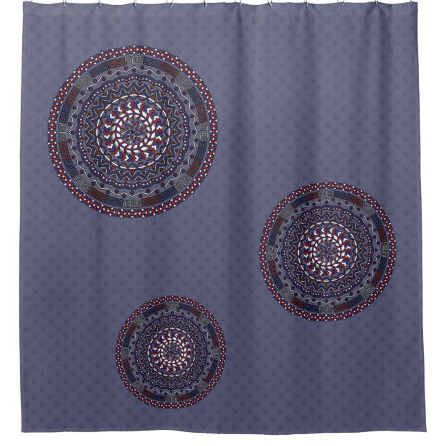 Connected Independence Day Shower Curtain (Front)