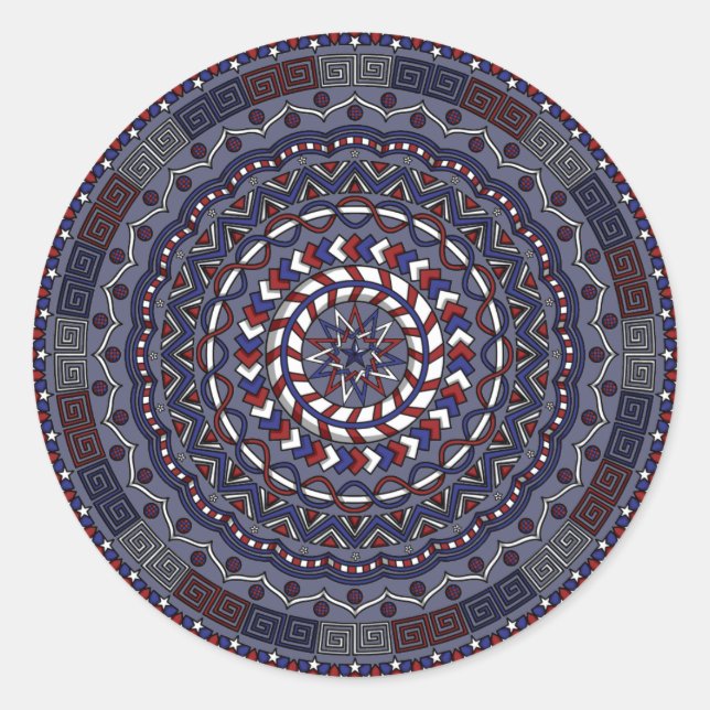 Connected Independence Day Sticker (Front)