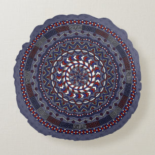 Connected Independence Round Pillow