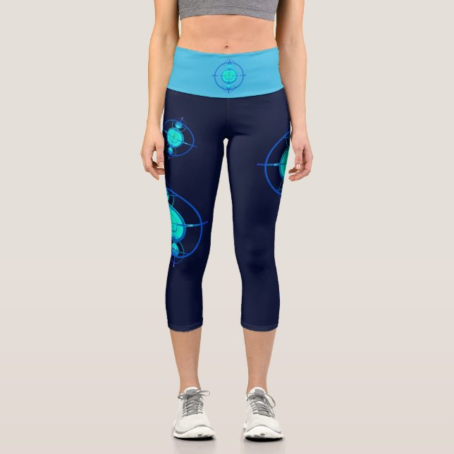 Connected Minds Capri Leggings (Front)
