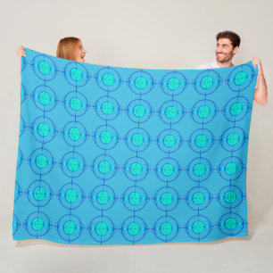 Connected Minds (Day Version) Fleece Blanket