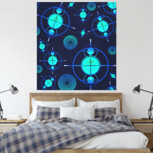 Connected Minds Pattern 2 Canvas Print