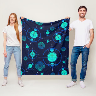 Connected Minds Pattern 2 Fleece Blanket