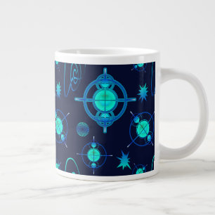 Connected Minds Pattern Large Coffee Mug