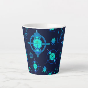 Connected Minds Pattern Latte Mug