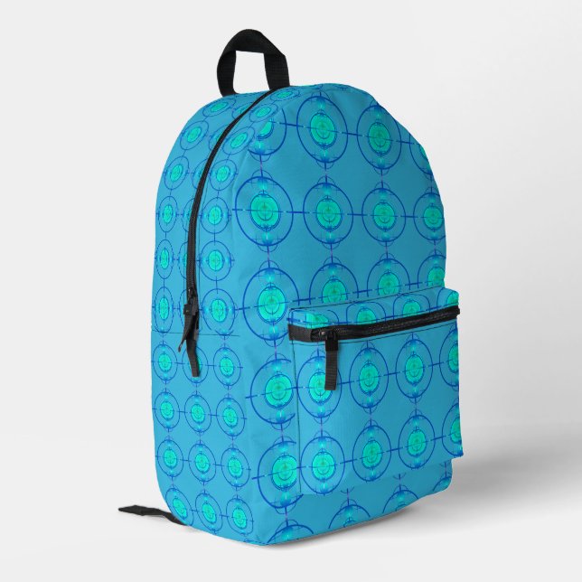 Connected Minds Printed Backpack (Back Corner Left)
