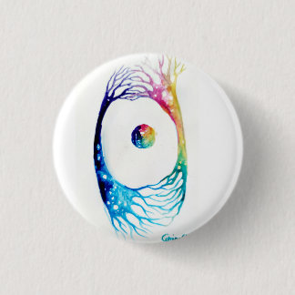 Connected neurons  classic round sticker 3 cm round badge