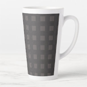 Connected Noted Pattern 01 Latte Mug