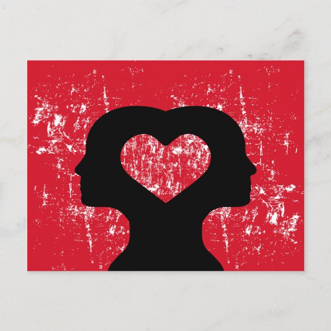 Connected with love postcard (Front)