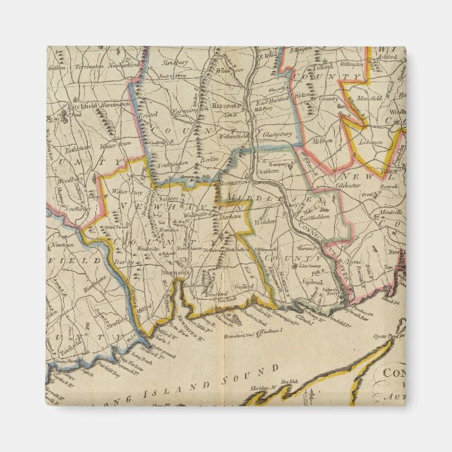 Connecticut 10 magnet (Front)