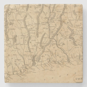 Connecticut 12 stone coaster