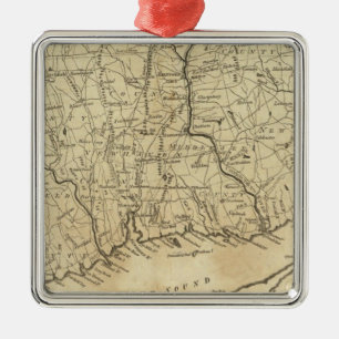 Connecticut 2 metal tree decoration