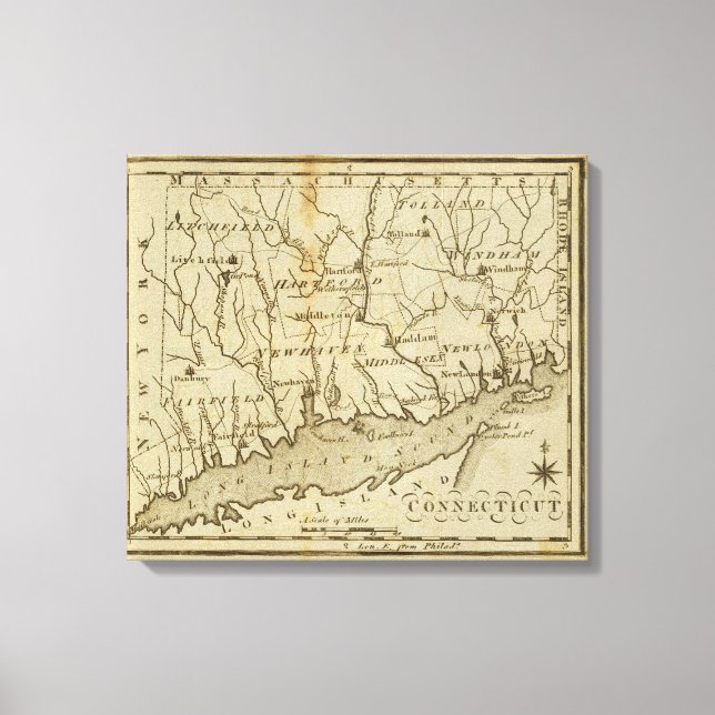 Connecticut 3 canvas print (Front)