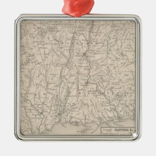 Connecticut 3 metal tree decoration