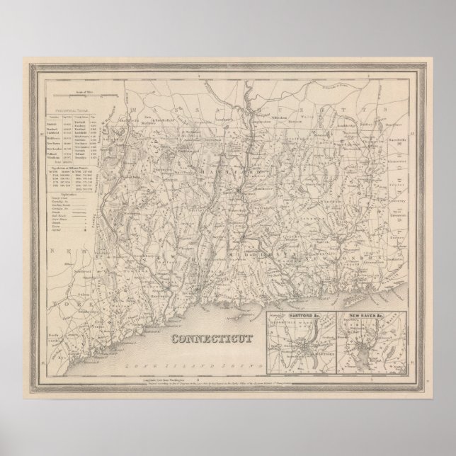 Connecticut 4 poster (Front)