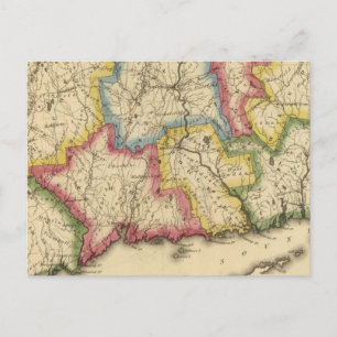 Connecticut 5 postcard