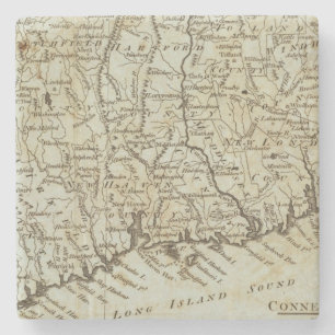 Connecticut 7 stone coaster