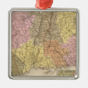 Connecticut 8 metal tree decoration