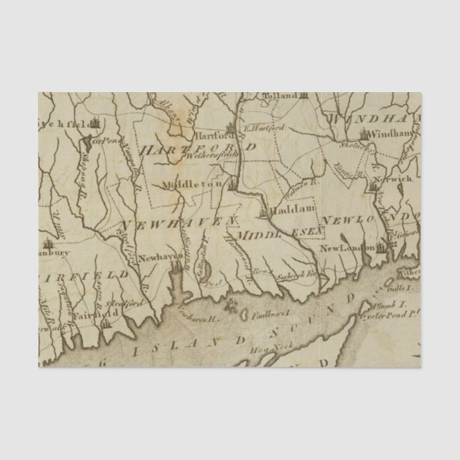 Connecticut 8 tissue paper (Front)