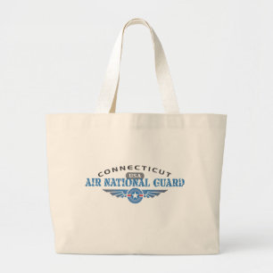 Connecticut Air National Guard Large Tote Bag