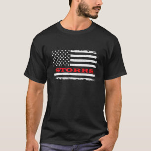 Connecticut American Flag Storrs USA Patriotic Sou T-Shirt