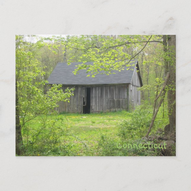 Connecticut Barn Post Card (Front)